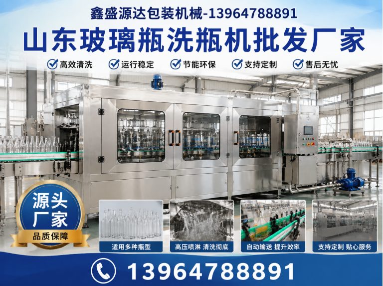 山东山东玻璃瓶洗瓶机批发厂家展示图